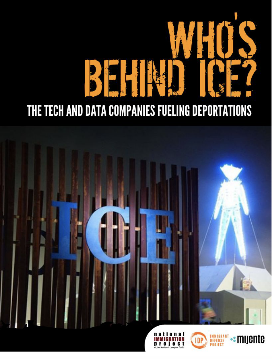 Who's Behind ICE? The Tech and Data Companies Fueling Deportations