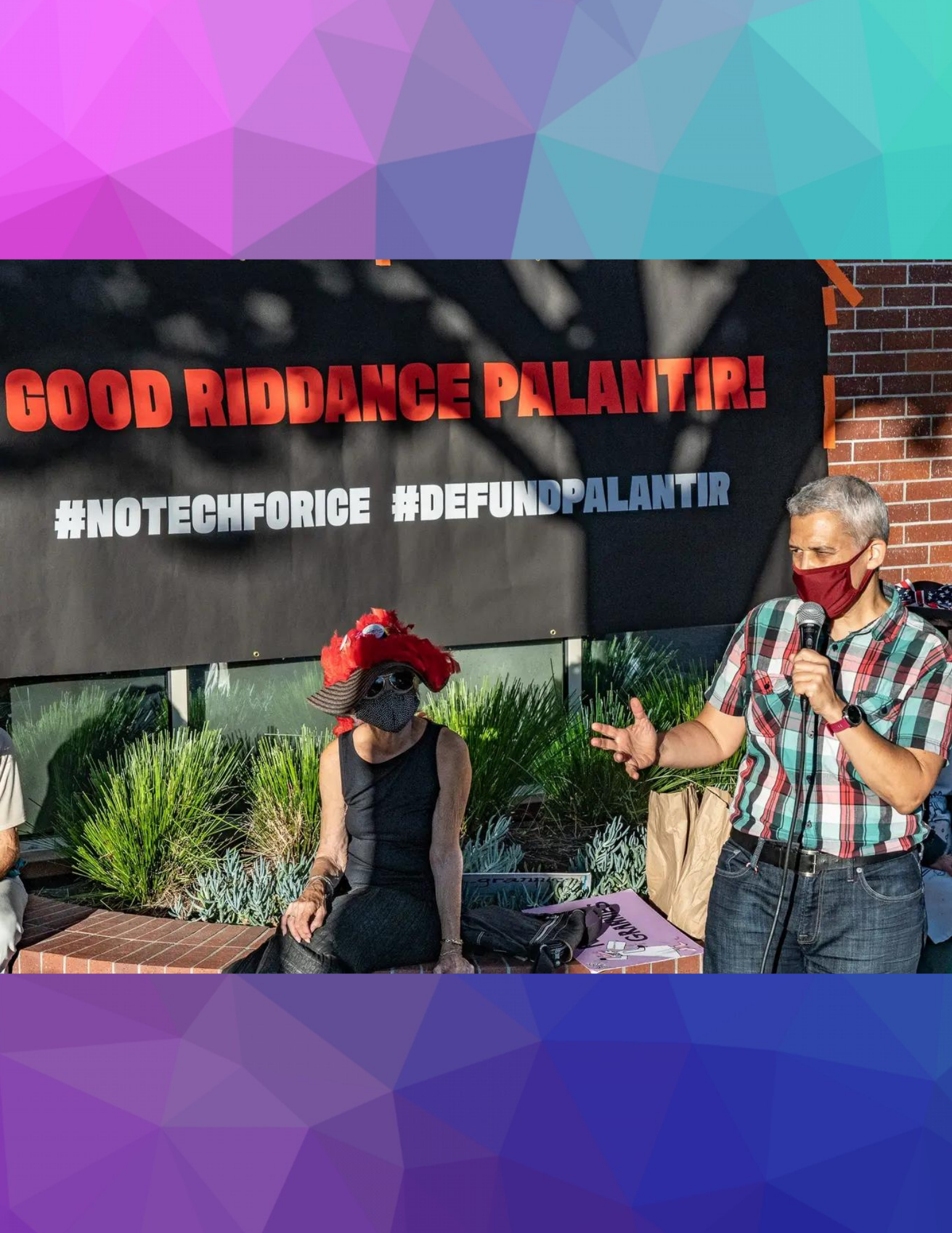 Activists are Chasing Palantir across the US this week to Protest its Contracts with ICE